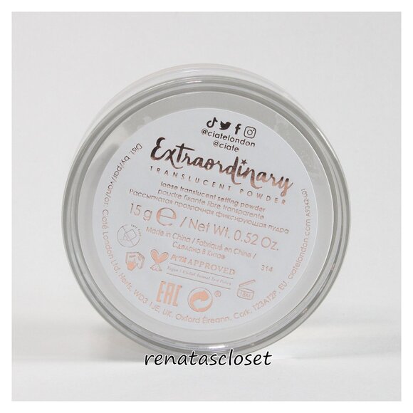 Ciate London Extraordinary Translucent Powder NWT/NIB - Picture 11 of 12